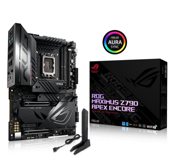 ASUS Z790 ROG MAXIMUS Z790 APEX ENCORE (14th Gen) Intel LGA1700 ATX Motherboard, WIFI7, 96GB, 2x DDR5, PCIe 5.0 slot ,5x M.2 Slots