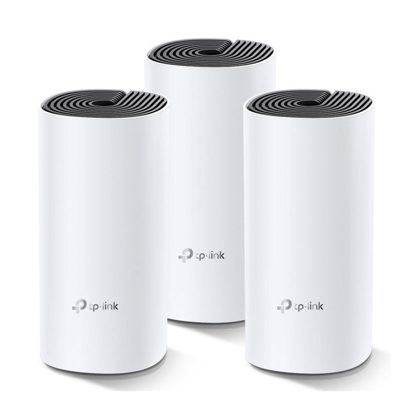 TP-Link Deco M4 (3-pack) AC1200 Whole Home Mesh Wi-Fi System.  ~370sqm Coverage, Up to 100 Devices, Parental Control