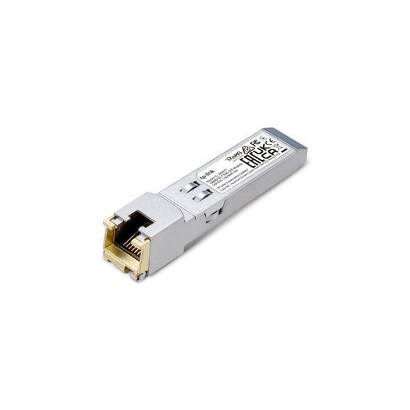 TP-Link TL-SM331T 1000BASE-T RJ45 SFP Module. 100m Reach Over UTP Cat 5e Or Above Cable, 1000BASE-T, TX Disable, Hot Swappable