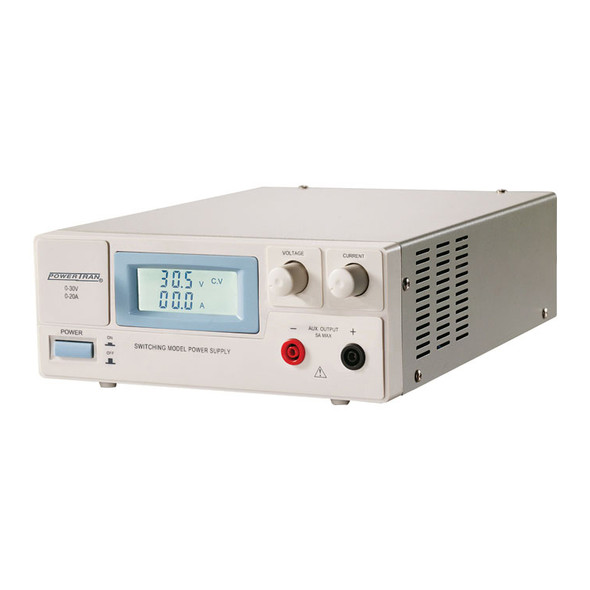 POWERTRAN 30V 20A Regulated Bench Top Power Supply POWERTRAN 30V 20A Regulated Bench Top Power Supply