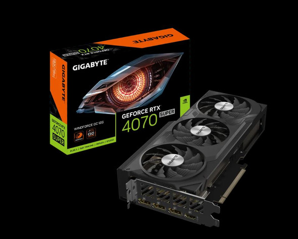 Gigabyte nVidia GeForce RTX 4070 Super AERO OC 12GD GDDR6X Video