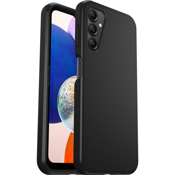 OtterBox React Samsung Galaxy A14 5G (6.6') Case Black - (77-91426), Antimicrobial,DROP+ Military Standard,Raised Edges,Hard Case,Soft Grip,Ultra-Slim