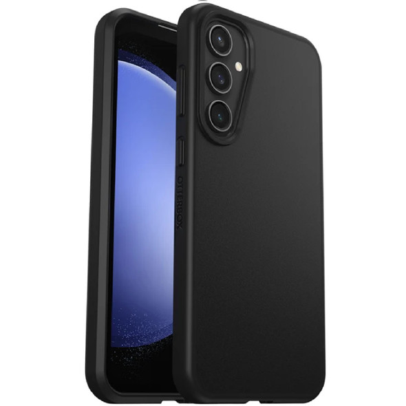 OtterBox React Samsung Galaxy S23 FE Case Black - (77-94253),Antimicrobial,DROP+ Military Standard,Raised Edges,Hard Case,Soft Grip,Ultra-Slim