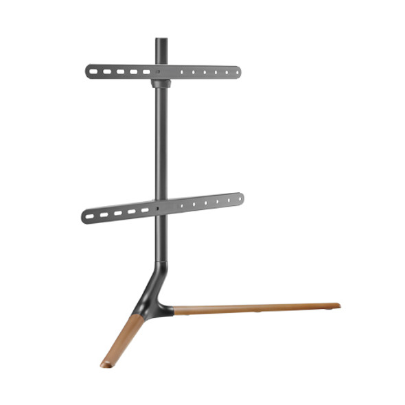Brateck Modern Linear Tabletop TV Stand For 49'-70' TVs  -- Matte Black & Walnut(LS)
