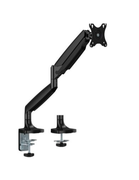 Brateck LDT82-C012 SINGLE SCREEN HEAVY-DUTY GAS SPRING MONITOR ARM For most 17'~45' Monitors, Matte Black(New)