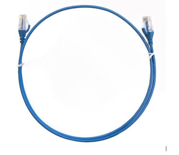 8ware CAT6 Thin Cable 1.5m / 150cm - Blue Color Premium RJ45 Ethernet Network LAN UTP Patch Cord 26AWG