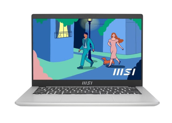 MSI Modern Series Notebook 14' FHD Intel Alder Lake i7-1255U Onboard DDR4 16GB 512GB NVMe PCIe Gen3x4 SSD Windows11 Home Intel Iris Xe Graphics