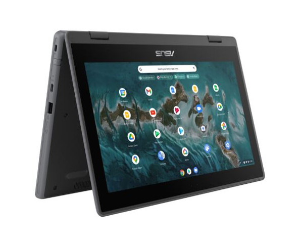 ASUS Chromebook 11.6' HD, N4500, 4, 32, Rugged, ZTE, Dark grey, 2xUSB-A, 2xUSB-C, ChromeOS, 1Y