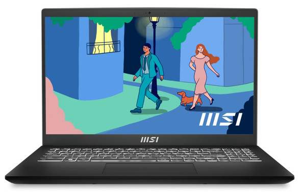 MSI Modern Series Notebook 14' FHD Intel Alder Lake i5-1235U Onboard DDR4 16GB 512GB NVMe PCIe Gen3x4 SSD Windows11 Home Intel Iris Xe Graphics