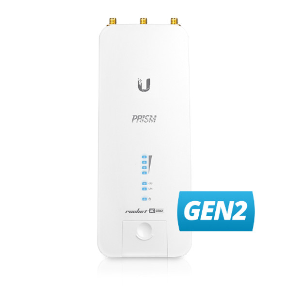Ubiquiti Rocket AC Prism Gen2 5GHz Radio with speeds up to 450+Mbps, 50+ Client Capacity, Integrated GPS sync,  Incl 2Yr Warr