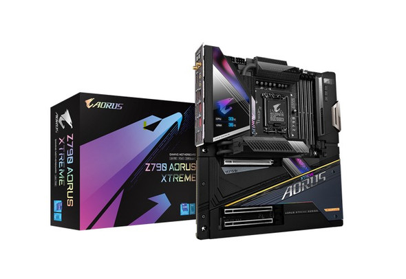 Gigabyte Z790 AORUS XTREME X Intel LGA 1700 E-ATX Motherboard, 4x DDR5 ~192GB, 2x PCI-E x16, 5x M.2, 4x SATA,  10x USB 3.2,