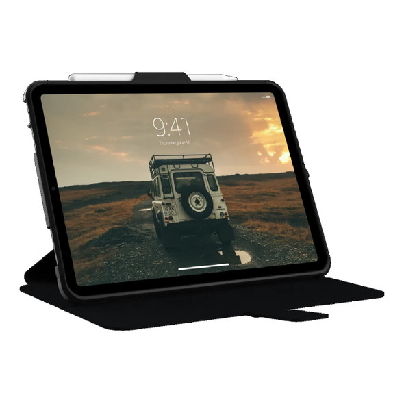 UAG Scout Apple iPad (10.9') (10th Gen) Folio Case - Black (12339I114040), DROP+ Military Standard, Built-in kickstand, Pencil Holder