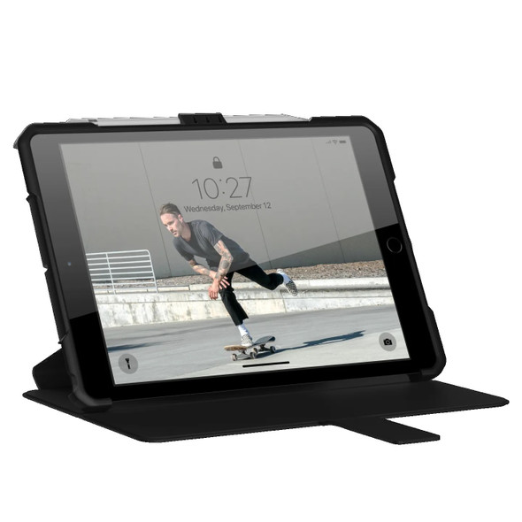 UAG Metropolis Apple iPad (10.2') (9th/8th/7th Gen) Folio Case - Black(121916114040), DROP+ Military Standard, Adjustable stand, Pencil holder