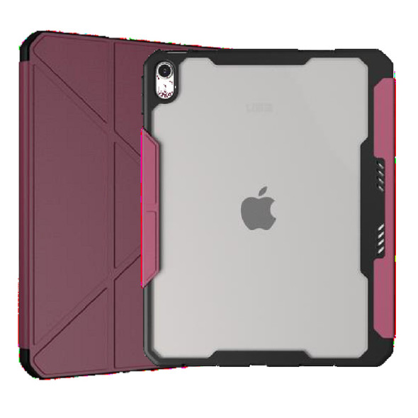 UAG Essential Armor Apple iPad Air (10.9') Case - Bordeaux (124474119049), DROP+ Military Standard, Corner Protection, Pencil Holder, Slim