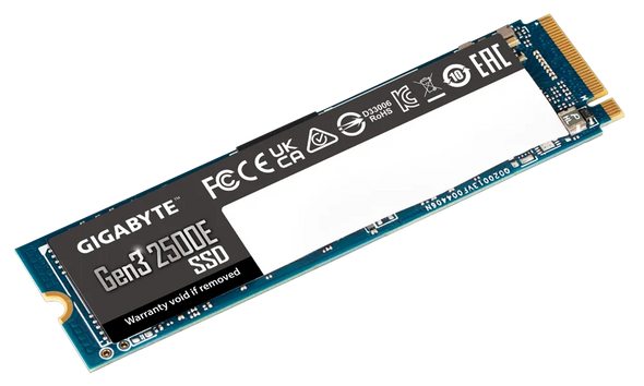 Gigabyte G325E 500G M2 500G PCIe 3.0x4, 2300/1500 MB/s 60k/240Kl MTBF 1.5m hr Limited 3 years or 240TBW