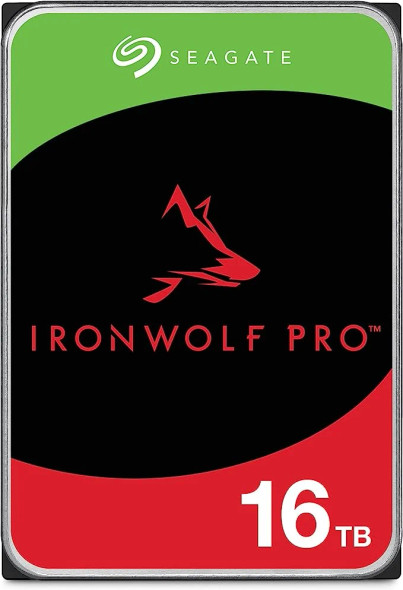 Seagate ST16000NT001 16TB IronWolf Pro 3.5' SATA NAS Hard Drive 7200 RPM 256MB Cache HDD. 5 Years Warranty