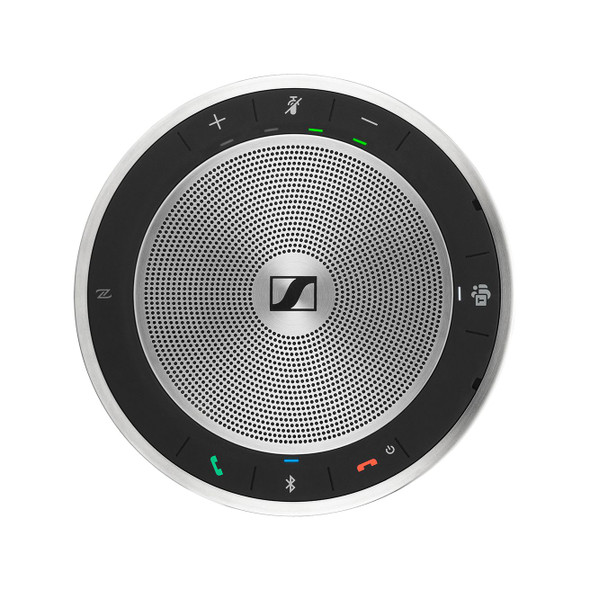 EPOS  Sennheiser SP30T Teams Wireless Speakerphone, Conferencing upto 8 People, PC/Softphone, Bluetooth, USB-C, USB, 3.5mm Plug n Play,Teams Certified