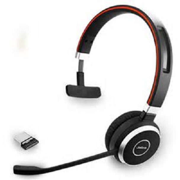 Jabra Evolve 65 SE UC Mono Wireless Headset, 2yrs Warrenty