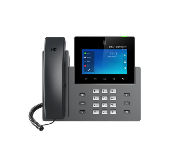 Grandstream GXV3350 16 Line Android IP Phone, 16 SIP Accounts, 1280 x 800 Colour Touch Screen, 1MB Camera, Built In Bluetooth+WiFi, Powerable Via POE