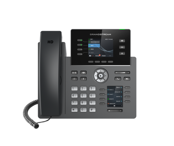 Grandstream GRP2614 4 Line IP Phone, 4 SIP Accounts, 320x240 Colour Screen, BLF Keys, HD Audio