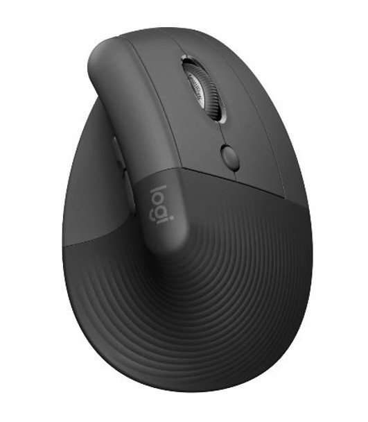 Logitech ERGO LIFT Graphite wireless mouse 1000 DPI  Logi Bolt USB receiver   1-Year Limited Hardware Warranty