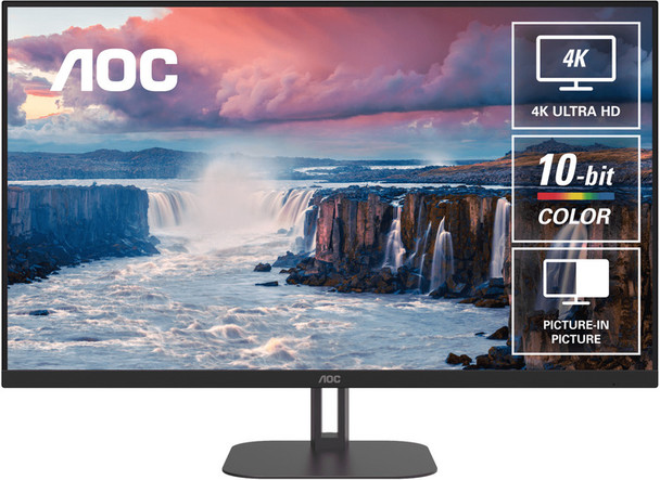 AOC U32V5N 32' 4K VA Office and Business 300 Cd/m 4ms GtG, VESA x 100.  HDMI 2.0 x 2, DP 1.4 x 2 Monitor