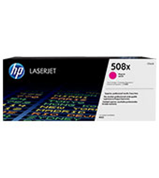 HP 508X High Yield Original Magenta LaserJet Toner Cartridge (~9,500 pages)