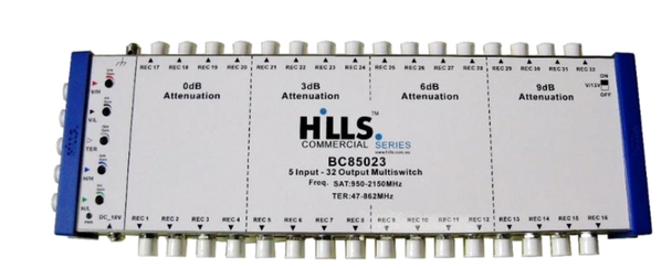 Hills Antenna BC85023 5-Wire, 32 Output Multiswitch