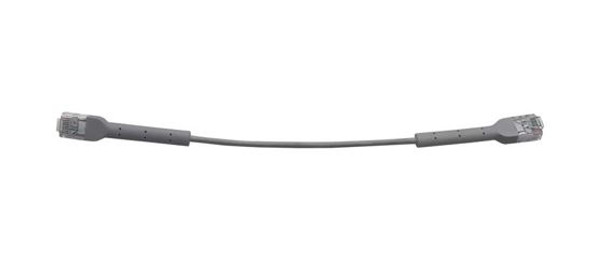 8ware Ultra-Thin Flexible CAT6 Cable 1M - Grey Colour 90° Angled RJ45 Connectors Ethernet Network LAN Patch Cord