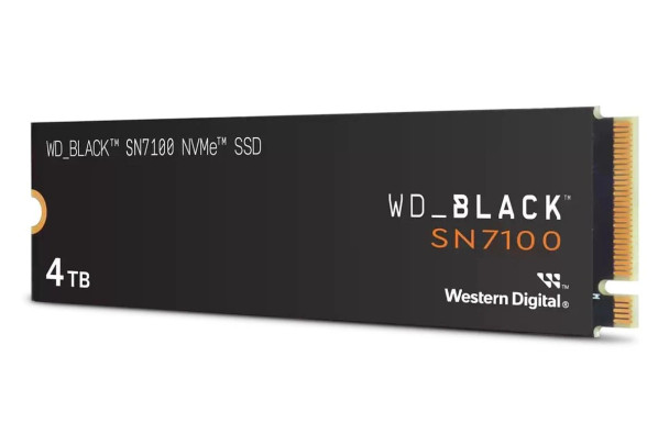 Western Digital WD BLACK SN7100 NVMe  - 4TB SSD - 7250MB/s 6900MB/s R/W  1000K/1400K IOPS  M.2 2280 PCIe4.0 5yrs ~WDS400T4X0E-00CJA0