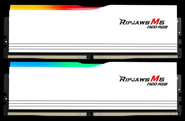 G.SKILL F5-6000J3036F48GX2-RM5NRW 96GB (2x48GB)/DDR5-6000 CL30-36-36-96 1.35V/AMD EXPO/ Ripjaws M5 Neo RGB G.SKILL F5-6000J3036F48GX2-RM5NRW 96GB (2x48GB)/DDR5-6000 CL30-36-36-96 1.35V/AMD EXPO/ Ripjaws M5 Neo RGB