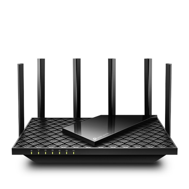 TP-Link Archer AXE75 AXE5400 Tri-Band Gigabit Wi-Fi 6E Router,  574 Mbps at 2.4 GHz + 2402 Mbps at 5 GHz + 2402 Mbps at 6 GHz