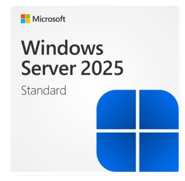 Microsoft Windows Server 2025 Standard 64Bit English 1pk DSP OEI DVD 24 Cores, Office and Corporate. Enhanced Security & Remote NO Refund