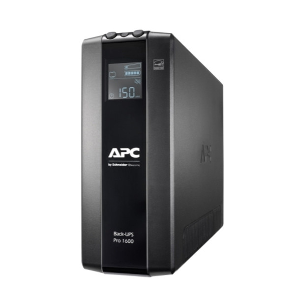 APC Back-UPS Pro 1600VA/960W Line Interactive UPS, Tower, 230V/10A Input, 8x IEC C13 Outlets, Lead Acid Battery, LCD, AVR APC Back-UPS Pro 1600VA/960W Line Interactive UPS, Tower, 230V/10A Input, 8x IEC C13 Outlets, Lead Acid Battery, LCD, AVR