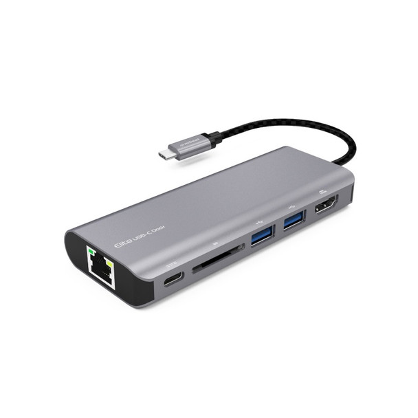 mbeat 'Elite' USB Type-C Multifunction Dock - USB-C/4k HDMI/LAN/Card Reader/Aluminum Casing/Compatible with MAC/Desktop PC Notebook Laptop Devices mbeat 'Elite' USB Type-C Multifunction Dock - USB-C/4k HDMI/LAN/Card Reader/Aluminum Casing/Compatible with MAC/Desktop PC Notebook Laptop Devices