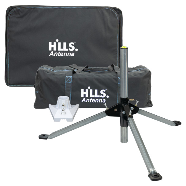 Hills Antenna Starlink Pole Adaptor with Tripod Mount & Carry Bags Kit