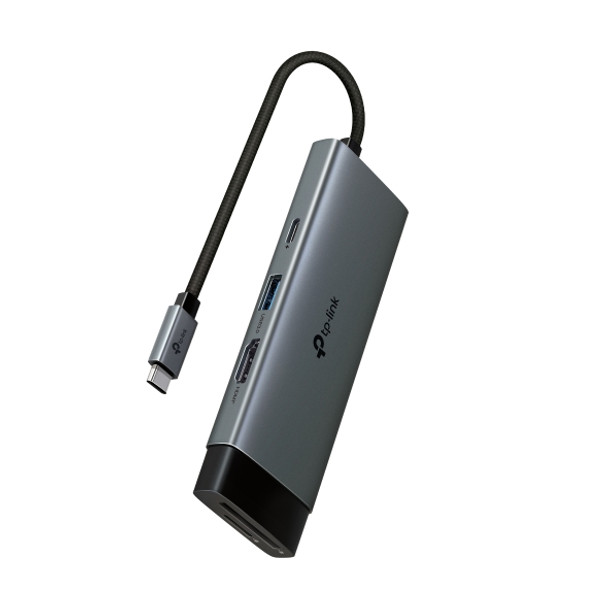 TP-Link UH7021C USB Type-C 7-in-1 Hub Powerful 100W Fast Charging, 5 Gbps SuperSpeed Data Transfer, Easy to Use with Plug & Play TP-Link UH7021C USB Type-C 7-in-1 Hub Powerful 100W Fast Charging, 5 Gbps SuperSpeed Data Transfer, Easy to Use with Plug & Play