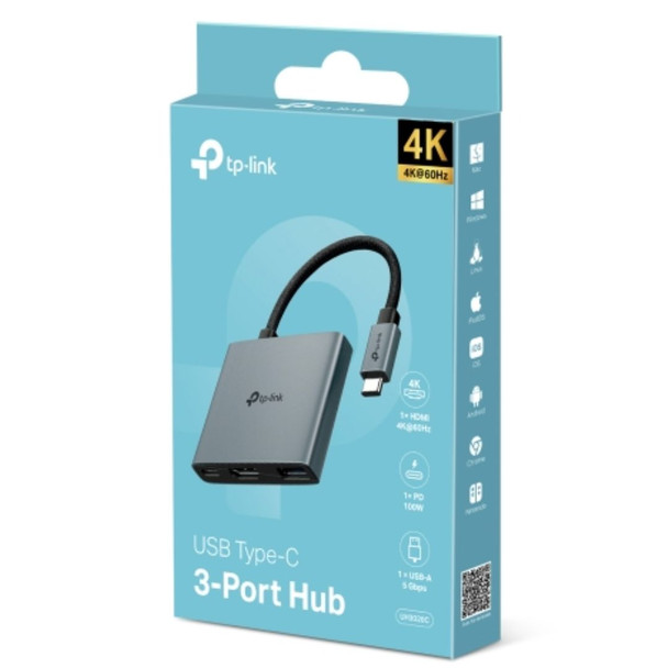 TP-Link UH3020C USB Type-C 3 in 1 Hub TP-Link UH3020C USB Type-C 3 in 1 Hub