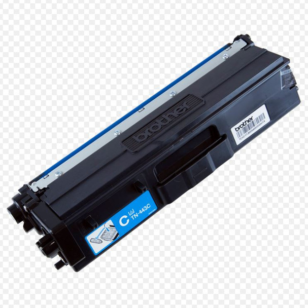 Brother TN-443C Colour Laser Toner- High Yield Cyan- to suit HL-L8260CDN/8360CDW MFC-L8690CDW/L8900CDW - 4,000Pages Brother TN-443C Colour Laser Toner- High Yield Cyan- to suit HL-L8260CDN/8360CDW MFC-L8690CDW/L8900CDW - 4,000Pages