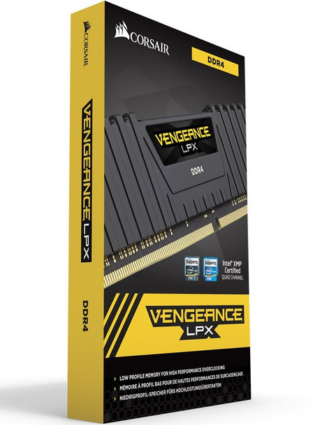 Corsair Vengeance LPX 16GB (2x8GB) DDR4 3200MHz C16 Desktop Gaming Memory Black - AMD Ryzen (LS)