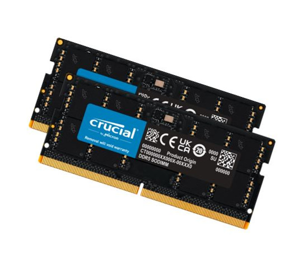 Crucial 128GB (2x64GB) DDR5 SODIMM 5600MHz CL46 Notebook Laptop Memory