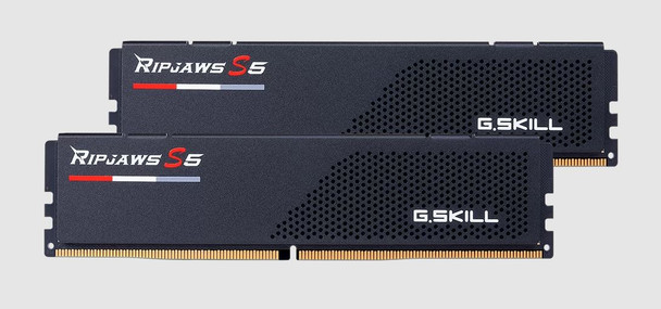 G.SKILL F5-6000J3636F16GX2-RS5K 32GB (2 x 16GB)/ DDR5 6000 MT/s/ Timings 36-36-36-96/ Voltage 1.35 V/ Ripjaws S5/ XMP 3.0/EXPO