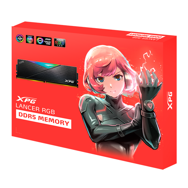 32GB KIT (7200MHz) ADATA XPG LANCER GAMING MEMORY BLACK/RGB