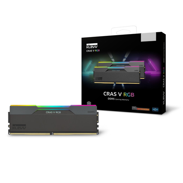 64GB KIT (6000MHz) KLEVV CRAS V GAMING MEMORY BLACK/RGB