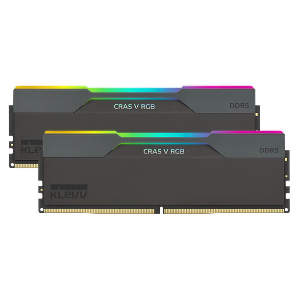 32GB KIT (6400MHz) KLEVV CRAS V GAMING MEMORY BLACK/RGB