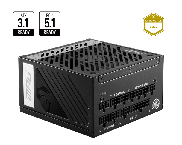 850W MSI MPG A850G POWER SUPPLY