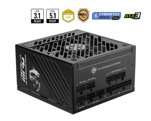 1250W MSI MPG A1250GS PCIE5 POWER SUPPLY
