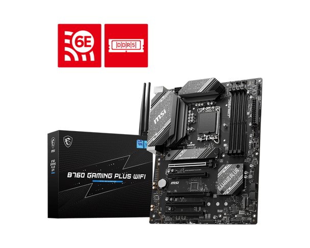 MSI B760 GAMING PLUS WIFI MOTHERBOARD