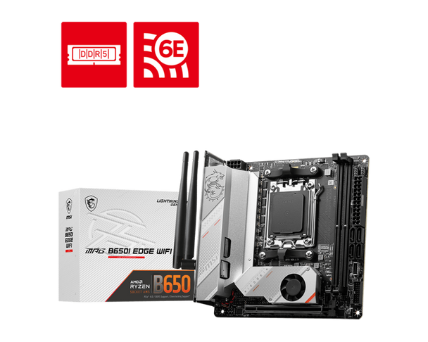 MSI MPG B650I EDGE WIFI MINI ITX MOTHERBOARD