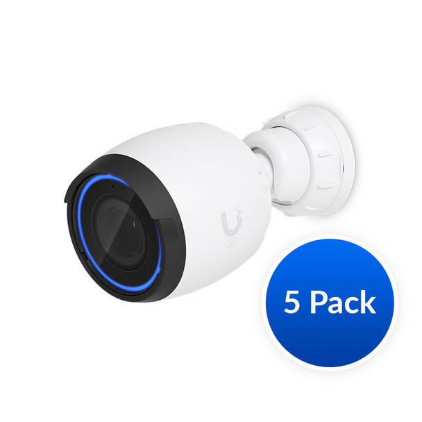 Ubiquiti UniFi Protect G5 Professional Camera,5 Pack - OEM,IR Night Vision, 4K Resolution, 3x Optical Zoom, Intergrated microphone, PoE, Weatherproof